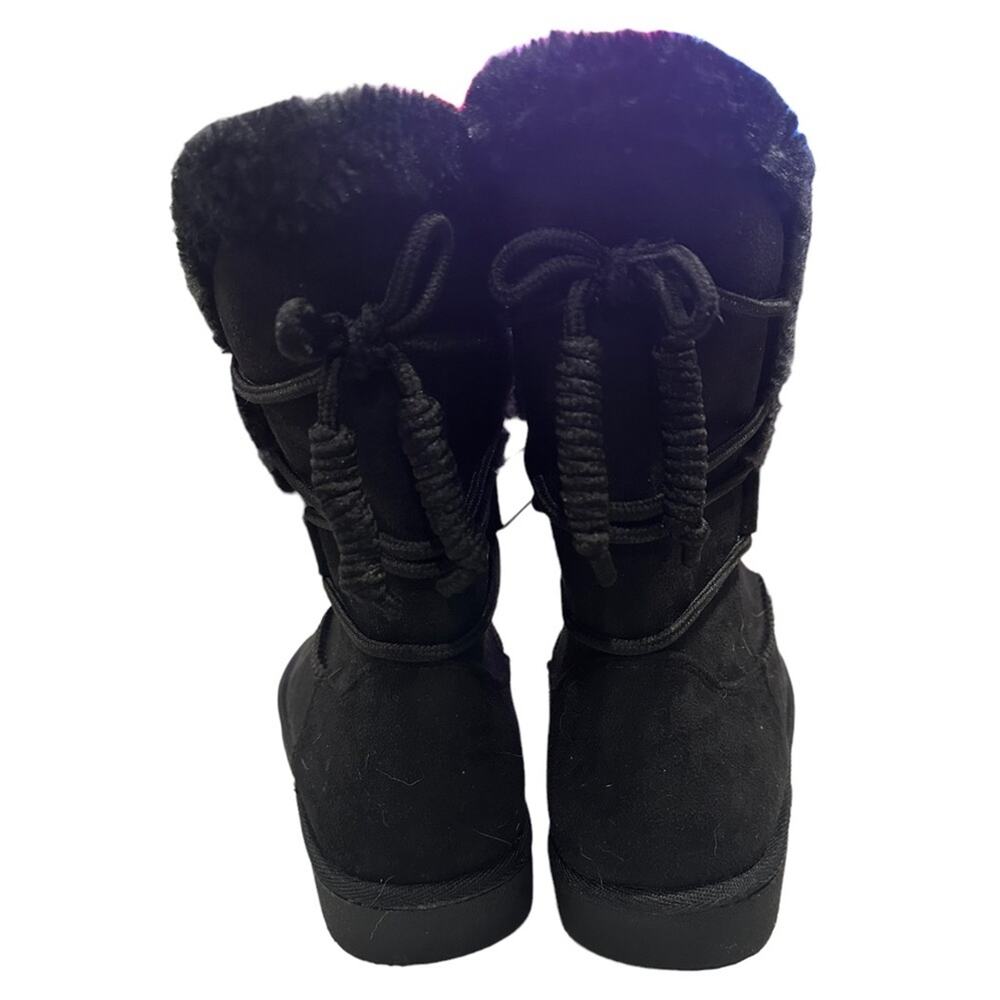 POP surrey faux suede mid calf‎ boot Faux fur size. 8 - Picture 6 of 8
